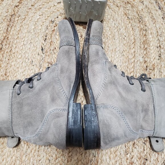 Allsaints Spitalfields Mad Max Damisi Leather Adjustable Combat Boots sz 39 - Picture 3 of 11